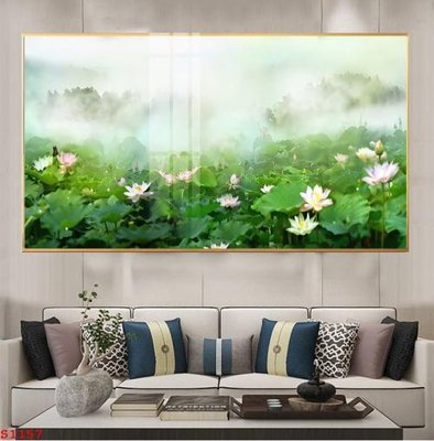 Tải file gốc Tranh cửu ngư quần hội sen cá S1157 (in bạt) quảng cáo