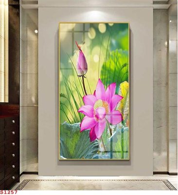 Tải file Tranh cửu ngư quần hội sen cá S1257 (gốc) chủ đề tâm linh