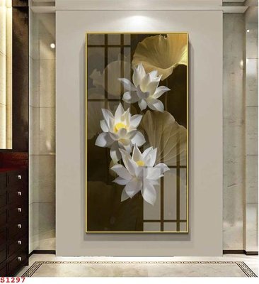 File tranh gốc PSD Tranh cửu ngư quần hội sen cá S1297 còn nguyên layer