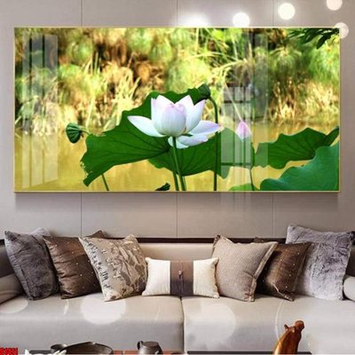 Tải file File tranh hoa sen S1411 (gốc) làm file thiết kế