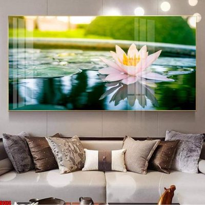 File tranh File tranh hoa sen S1414 (ảnh gốc) in trần nhà