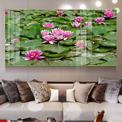 File tranh File tranh hoa sen S1422 (gốc) chủ đề thành phố