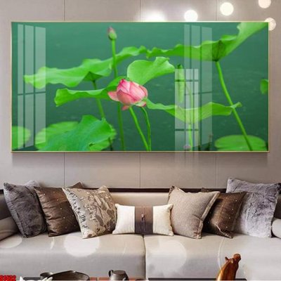 Download file gốc File tranh hoa sen S1432 (in lụa) hoa lá