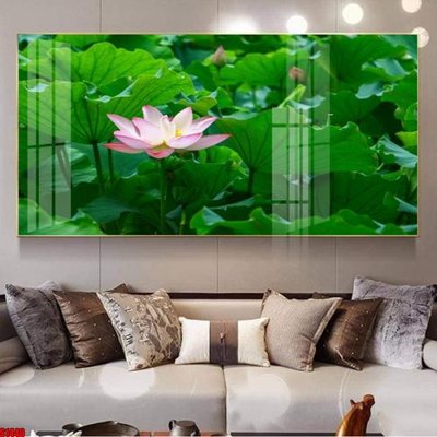 File in trần File tranh hoa sen S1440 (bản gốc) mây trời