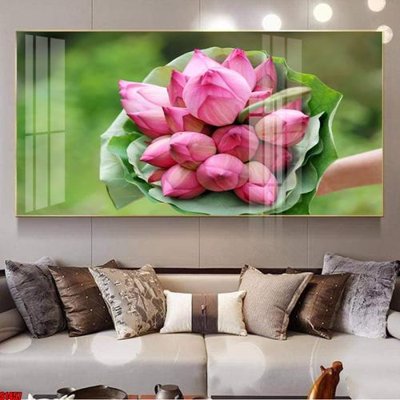 File tranh File tranh hoa sen S1457 (ảnh gốc) in trần 3D