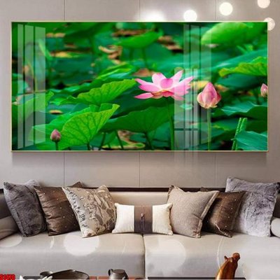 Download file gốc File tranh hoa sen S1470 (in lụa) cao cấp