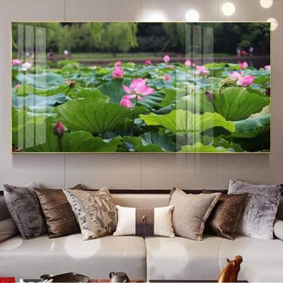 File in trần File tranh hoa sen S1474 (file gốc) hoa văn 3D