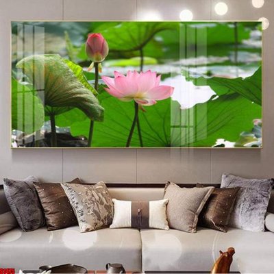 File in ấn cao cấp File tranh hoa sen S1475 (file gốc)