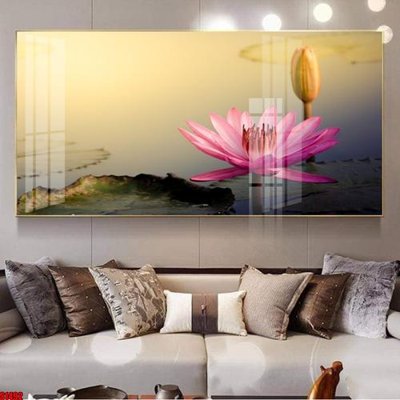 File tranh File tranh hoa sen S1492 (bản gốc) in canvas