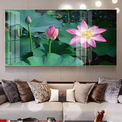 Tải file gốc File tranh hoa sen S1497 (bản PSD) chỉnh sửa được