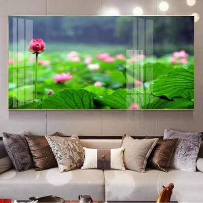 File ảnh File tranh hoa sen S1531 (gốc) in backdrop sự kiện