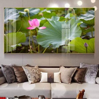 Download file gốc File tranh hoa sen S1543 (in lụa) nghệ thuật