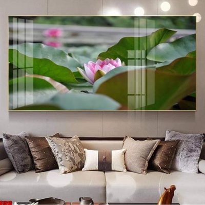 Ảnh gốc File tranh hoa sen S1546 (nét căng) in mica