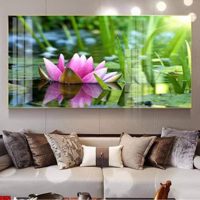 Hình ảnh file gốc File tranh hoa sen S1574 (chất lượng cao)