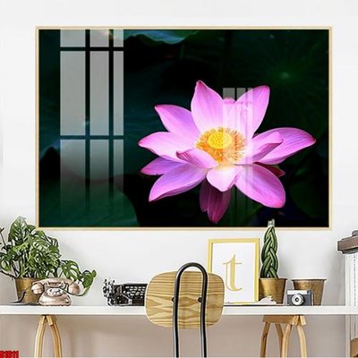 Chi tiết file tranh tráng gương File tranh hoa sen S1611 (ảnh gốc)