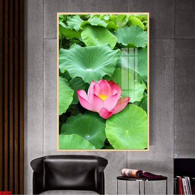 File gốc File tranh hoa sen S1622 (phong cách) cổ điển