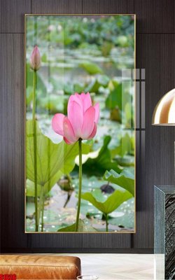 Tải file gốc File tranh hoa sen S1626 (in khổ lớn) không mờ