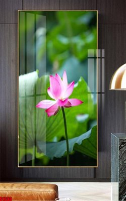 Ảnh gốc File tranh hoa sen S1630 (siêu chi tiết) để in ấn