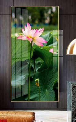 File gốc File tranh hoa sen S1652 (trang trí) phòng làm việc