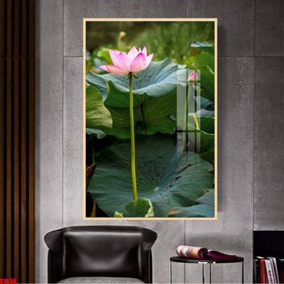 Tải file File tranh hoa sen S1656 (PSD) cho in tranh 3D