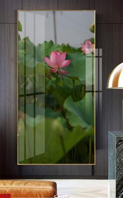 File in ấn File tranh hoa sen S1672 chuyên nghiệp