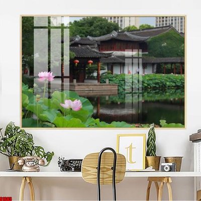 File in trần File tranh hoa sen S1685 (bản gốc) bầu trời