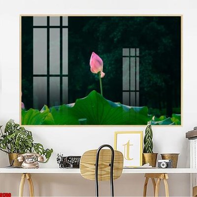 Tải file File tranh hoa sen S1706 (ảnh gốc) in tráng gương