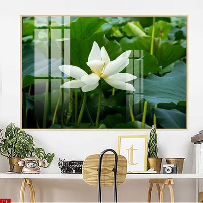 File PSD File tranh hoa sen S1718 (chất lượng in ấn)