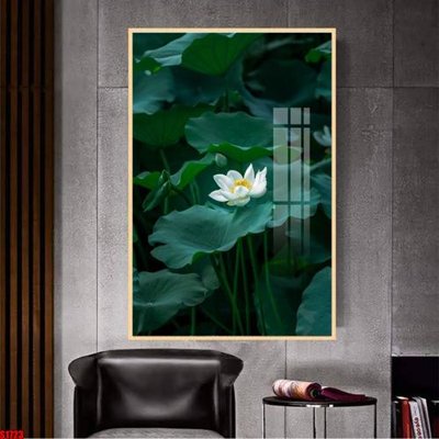 File ảnh File tranh hoa sen S1723 (gốc) in PP, decal