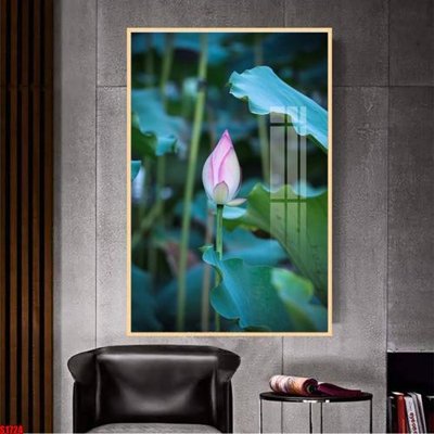 Chi tiết file ảnh File tranh hoa sen S1724 sắc nét