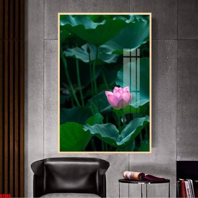 File tranh File tranh hoa sen S1743 (ảnh gốc) in trần nhà