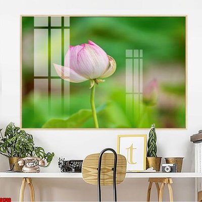 File in trần File tranh hoa sen S1746 (bản gốc) đại dương