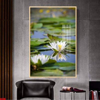 File ảnh File tranh hoa sen S1798 (gốc) trang trí khách sạn