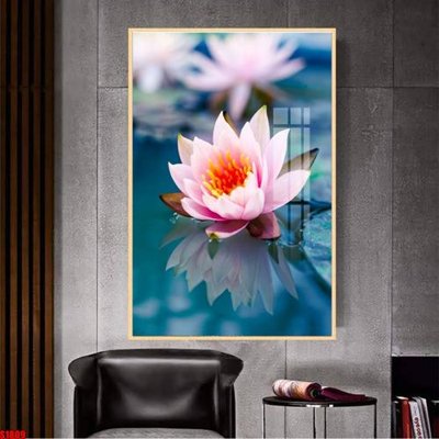 File ảnh gốc File tranh hoa sen S1809 không vỡ nét