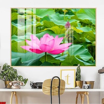 File ảnh File tranh hoa sen S1837 (gốc) in decal dán tường