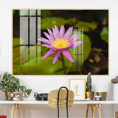 File tranh File tranh hoa sen S1873 (gốc) phong cách tối giản