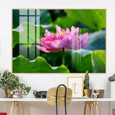 File ảnh File tranh hoa sen S1896 (gốc) in backdrop sự kiện