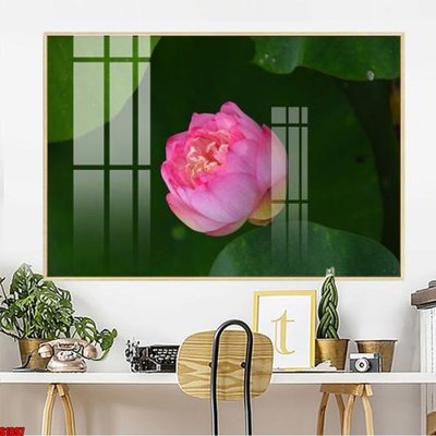 File tranh File tranh hoa sen S1897 (gốc) in vải canvas