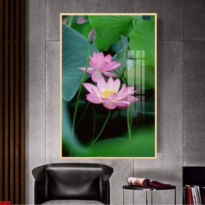 File PSD File tranh hoa sen S1911 (chất lượng in ấn)