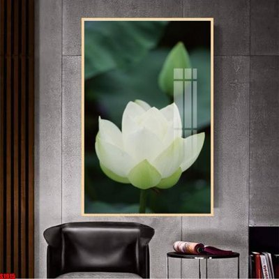 File tranh File tranh hoa sen S1915 (ảnh gốc) in trần xuyên sáng