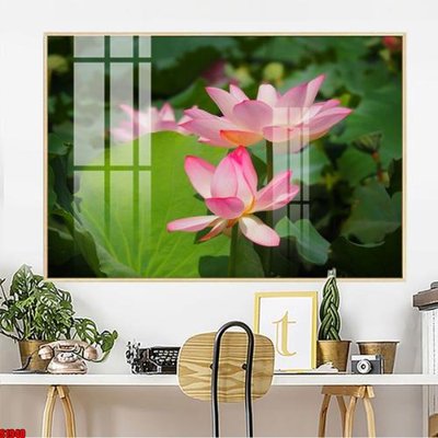 File gốc File tranh hoa sen S1940 (in lụa) tranh phong thủy