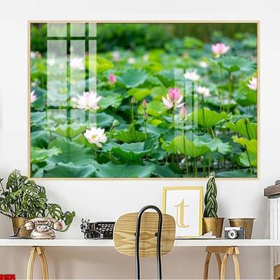 File tranh File tranh hoa sen S1974 (bản gốc) treo phòng ăn