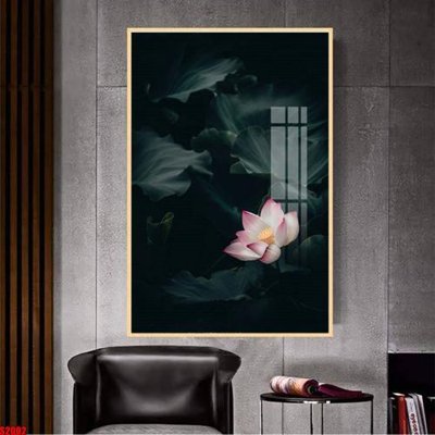 File gốc File tranh hoa sen S2002 (in ấn) màu sắc trung thực