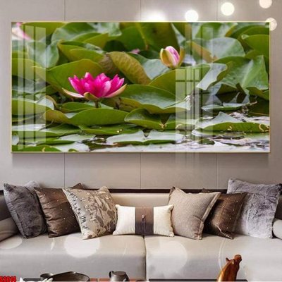 File in mica File tranh hoa sen S2014 (bản gốc) siêu trong