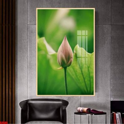 File in lụa File tranh hoa sen S2049 (tân cổ điển) File tranh hoa sen S2049