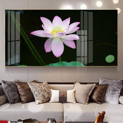 Hình ảnh file gốc File tranh hoa sen S2086 (chất lượng cao)