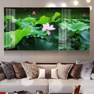 File tranh File tranh hoa sen S2087 (bản gốc) treo phòng ăn