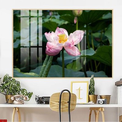 File ảnh File tranh hoa sen S2123 (gốc) in PP, decal