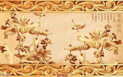 File in trần Tranh cửu ngư quần hội sen cá S226 (file gốc) xuyên sáng