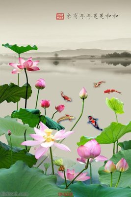 Tải file gốc Tranh cửu ngư quần hội sen cá S233 (in tráng gương) 5DFile gốc Tranh cửu ngư quần hội sen cá S233 (in ấn) phiên bản premium